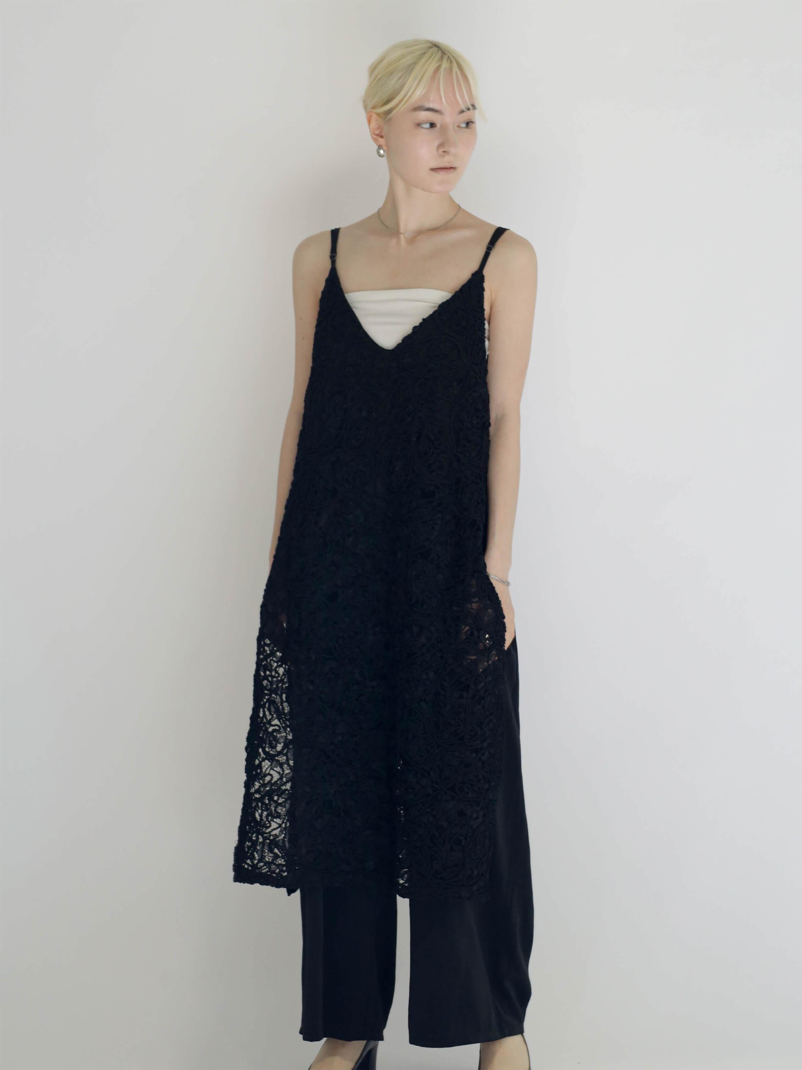 CORD LACE LAYERED CAMISOLE ALL-IN-ONE